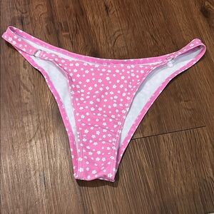 SHEIN Pink Floral Bikini Bottom